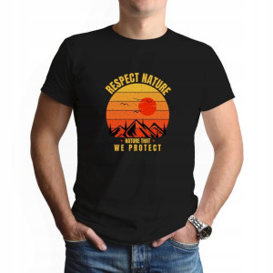 Męski Podkoszulek Koszulka 3XL RESPECT NATURE 01