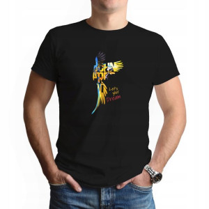 Męski Podkoszulek Koszulka Czarny 3XL BORN FREE 01