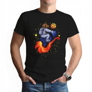 Męski Podkoszulek Koszulka roz L DOG ASTRONAUT 01