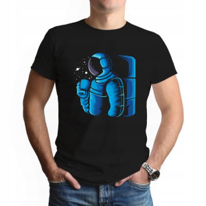Męski Podkoszulek Koszulka roz L wzór ASTRONAUT 06