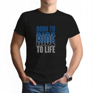 Męski Podkoszulek Koszulka XXL BORN TO RIDE 01