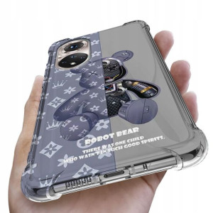 Etui ANTISHOCK do HUAWEI HONOR 50 Bearbrick Wzory