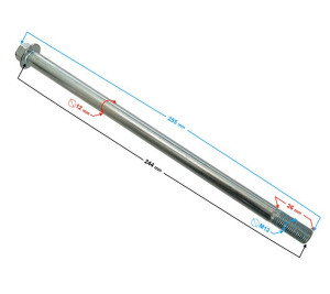 Śruba średnica gwintu 12 mm długość 255 mm