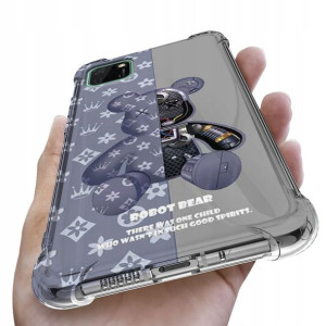 Etui ANTISHOCK do HUAWEI Y5P Case Bearbrick Wzory