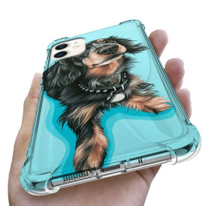 Etui Antishock do IPHONE 11 Top Pieski Kotki Wzory
