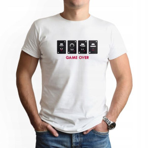 Modna Koszulka Męska nadruk 3XL wzór MAFIA MEN 01