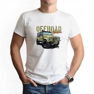 Modna Koszulka Męska nadruk XXL wzór OFF ROAD 03