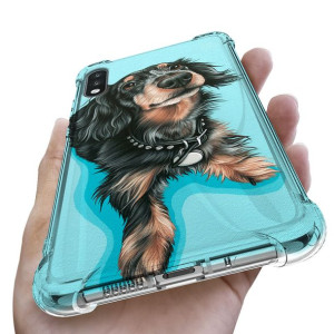 Etui Antishock do LG K22 Case Pieski Kotki Wzory