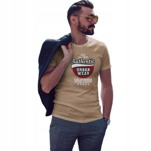 Modna Koszulka Męska rozm XL wzór URBAN WEAR 01