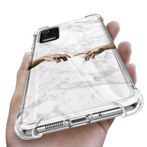 Etui ANTISHOCK do LG K52 Case Aniołki Angel Wzory