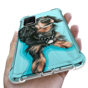 Etui Antishock do LG K52 Case Pieski Kotki Wzory