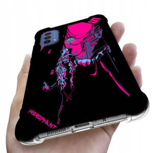 Etui ANTISHOCK do MOTOROLA E30 Case TOP NEON Wzory