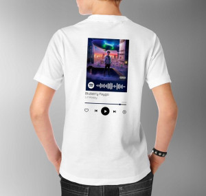 Modna Koszulka Męska XXL BIAŁY TYŁ QR SPOTIFY 26