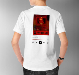 Modna Koszulka Męska XXL BIAŁY TYŁ QR SPOTIFY 9