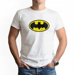 Modna Koszulka Męska z nadrukiem L wzór BATMAN 01