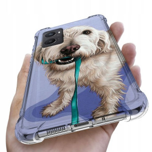 Etui Antishock do OPPO A96 4G Pieski Kotki Wzory