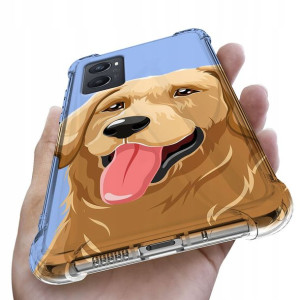 Etui Antishock do OPPO A96 4G Pieski Kotki Wzory