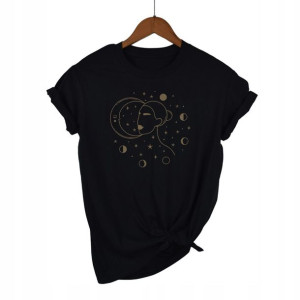 Koszulka T-Shirt DAMSKA Czarna rozm M DUŻO WZORÓW