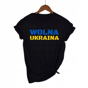 Koszulka UKRAINA Wolna Ukraina STOP PUTIN War - M