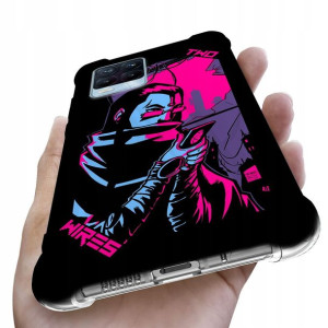 Etui Antishock do REALME 8 Case Modne Neon Wzory
