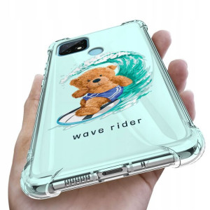 Etui Antishock do REALME C21 Case Miś Teddy Wzory