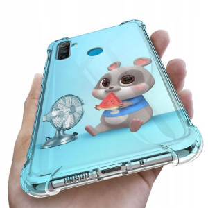 Etui ANTISHOCK do REALME C3 Case Chibi Lama Wzory