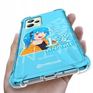 Etui Antishock do REALME C35 Case Anime Top Wzory