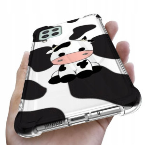 Etui Antishock do SAMSUNG A22 4G Case KRÓWKA Wzory