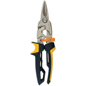 Nożyce Do Cięcia Blachy Fiskars Powergear, Cięcie Proste