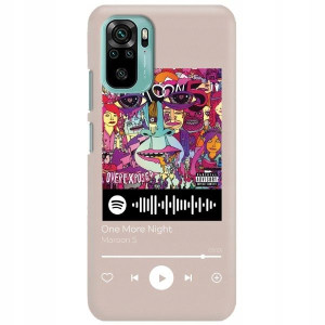 Etui Matowe do XIAOMI REDMI NOTE 10S RÓŻ Top Wzory
