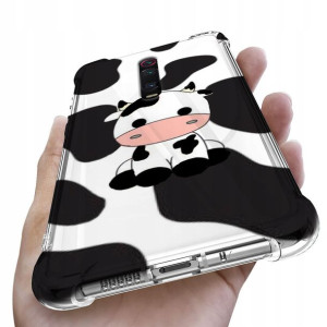 Etui Antishock do XIAOMI Mi 9T Case KRÓWKA Wzory