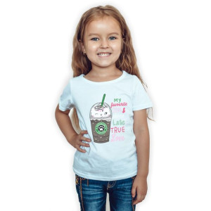 Koszulka Dziecięca 122-128 wzór COFFEE LOVER 01