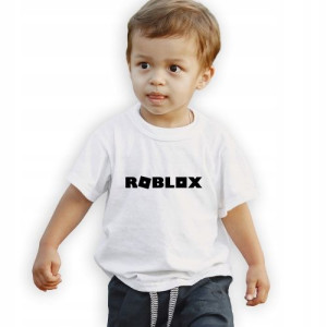 Koszulka Dziecięca Biała 110-116 wzór ROBLOX 02