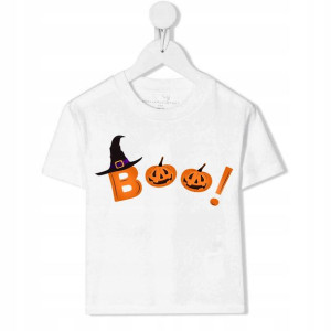 Koszulka Dziecięca BIAŁA 158-164 wzór HALOWEEN 05