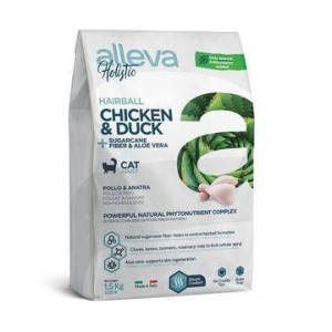 Alleva Holistic (Hairball) Chicken & Duck + SugarCane Fiber & Ginseng 10kg
