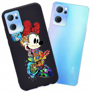 Etui Matowe Case Matt do Oppo Reno 7 5G wzory