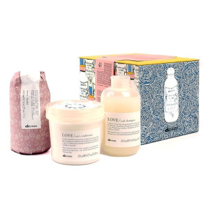 DAVINES Zestaw 5- Głębokie Kałuże- Szampon, Odżywka i Serum Love