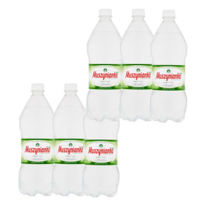 Muszynianka zdrój Naturalna woda mineralna niskonasycona CO2 1 l x 6 sztuk