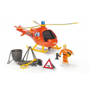 Strażak Sam - Helikopter Ratowniczy - Pojazd + Figurka - Simba - 925-2510