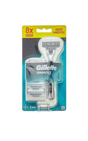 Maszynka do golenia Gillette Mach3 rączka + 8 wkładów oryginał