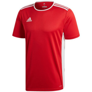 Koszulka dla dzieci adidas entrada 18 jersey junior czerwona cf1050