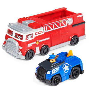 Psi Patrol - Zestaw Wóz Strażacki + Pojazd Chase'a - Spin Master - 6063231