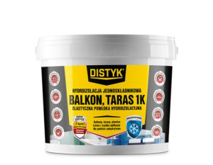 Distyk Hydroizolacja Jednoskładnikowa Balkon, Taras 1k 13 Kg