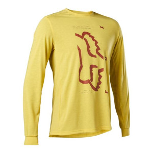 Koszulka rowerowa FOX RANGER DR PEAR YELLOW żółty