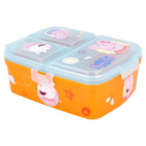 Świnka Peppa Śniadaniówka Lunchbox 4 komory XL
