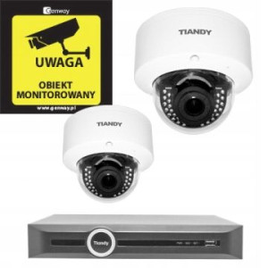 Domowy monitoring - 2 kamery 4Mpix TC-NC44M