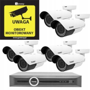 Domowy monitoring - 6 kamer MOTOZOOM TC-NC43M