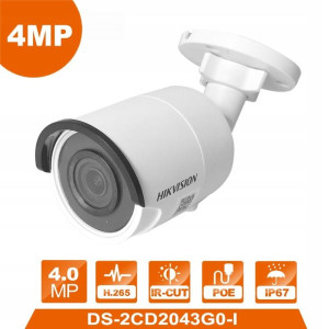 DS-2CD2043G0-I Kamera tubowa IP, 4mm, 2,8mm