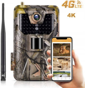 Fotopułapka 4G kamera leśna 20MPx GSM MMS e-MAIL