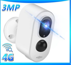 Kamera 4G na baterie, kartę sim na działkę budowę